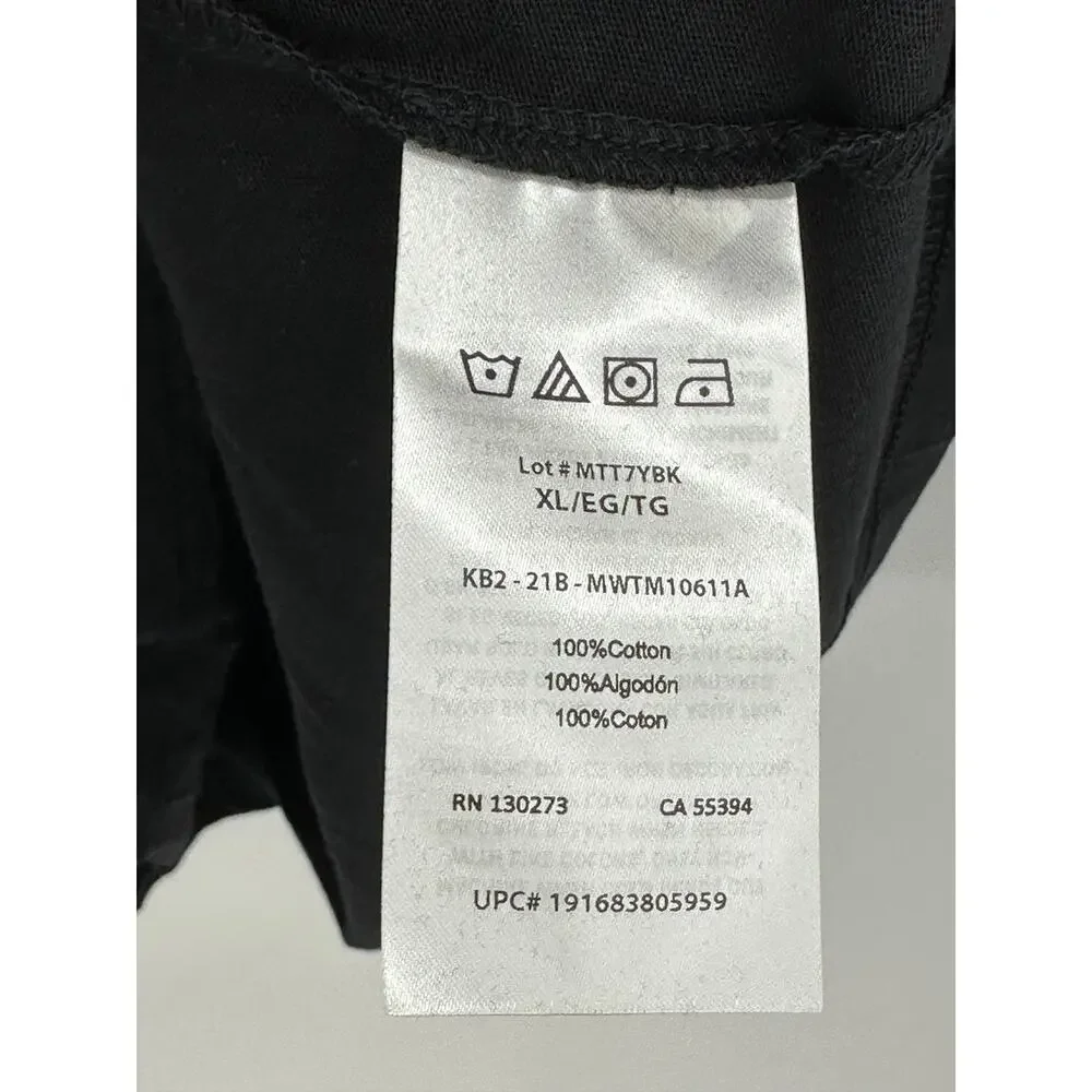 Wrangler Black 100% Cotton Short Sleeve Graphic Tee Shirt Men's Size X-Large NWT